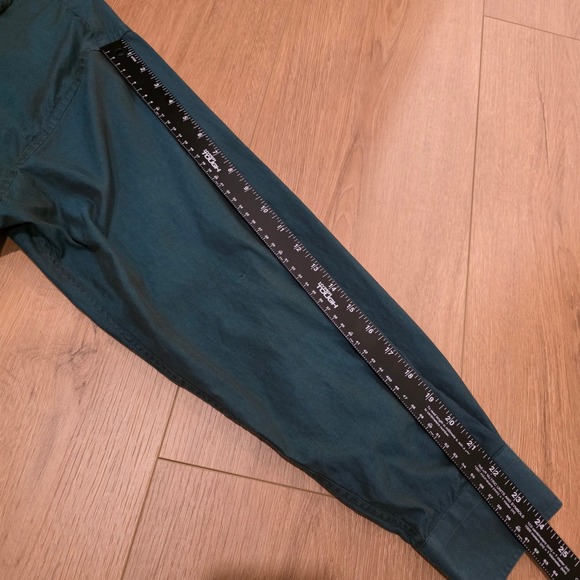 Alexander Julian Colours Mens XL Teal Green Pinpoint Oxford Button Down Shirt - Picture 8 of 9